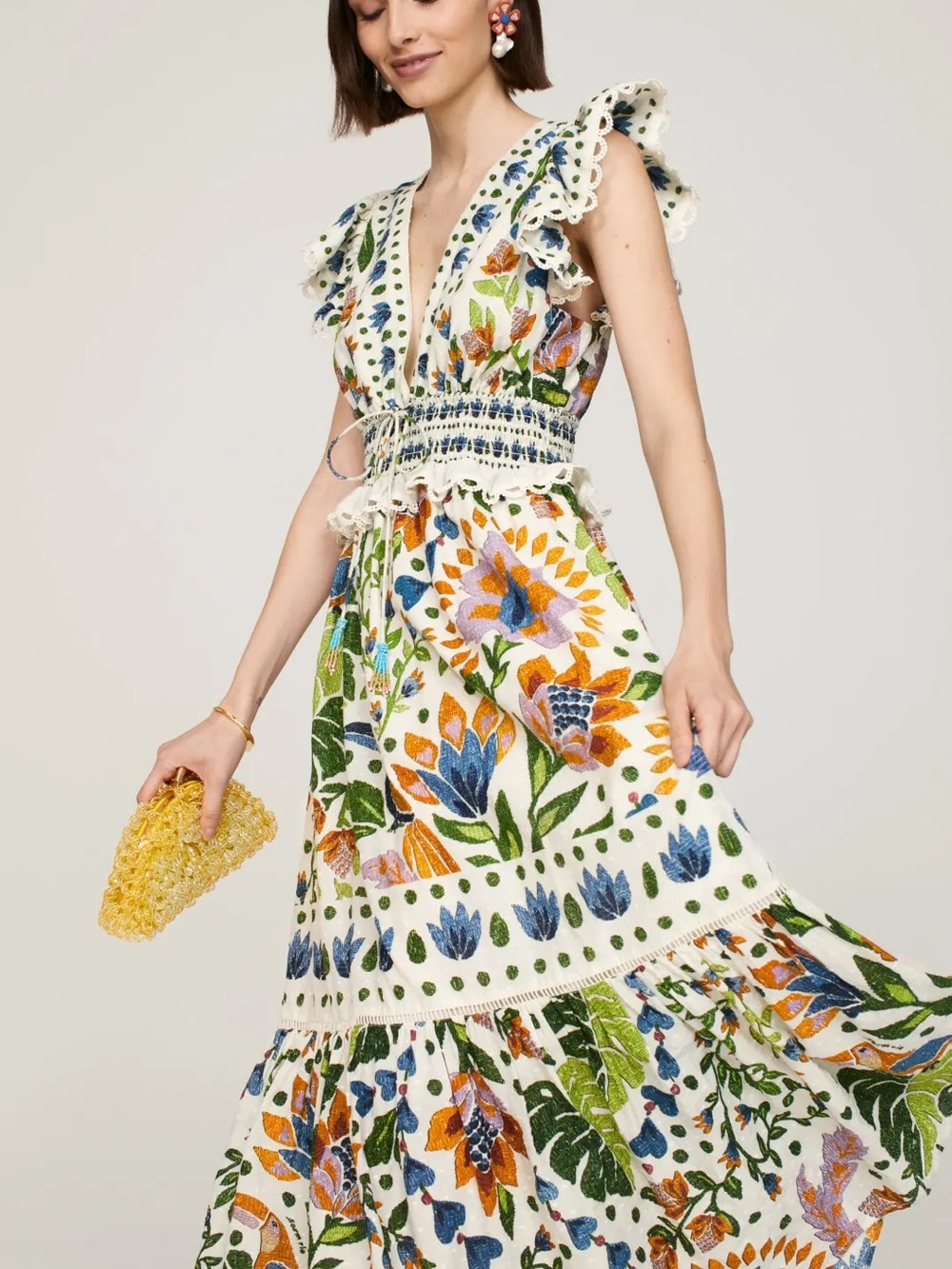 Farm Rio • Summer Garden Maxi Dress - Picture 2 of 16